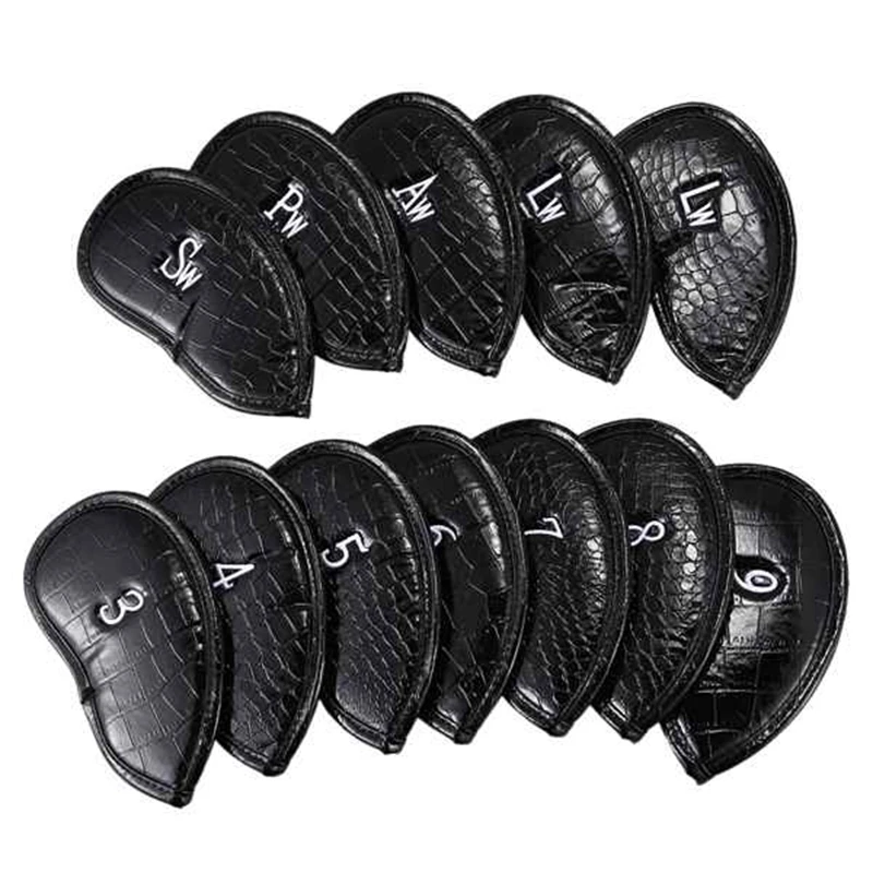 

24Pcs PU Golf Club Cap Exquisite Protector Iron Head Cover Set Sports Accessories