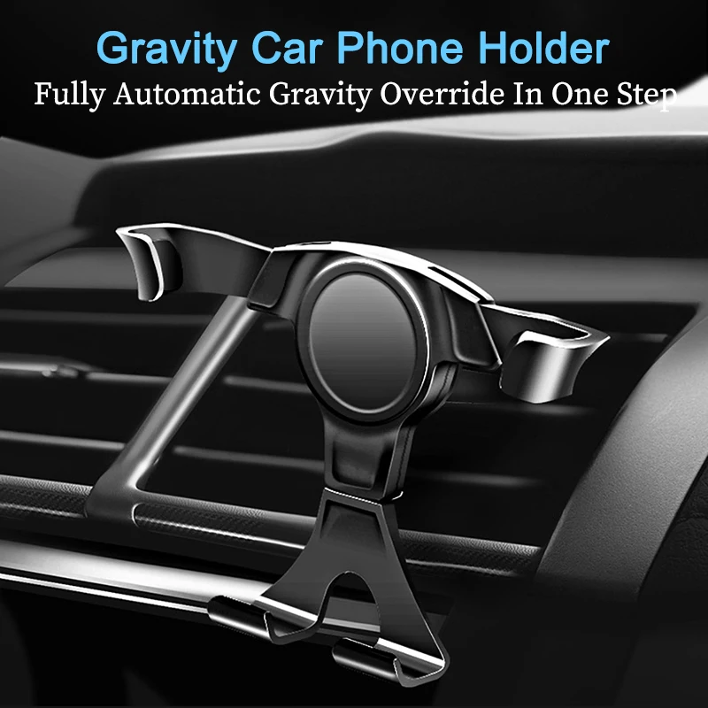 

Universal Gravity Car Phone Holder Air Vent Mount Stand No Magnetic Bracket For iPhone Huawei Mobile Smart Phone car Accessories