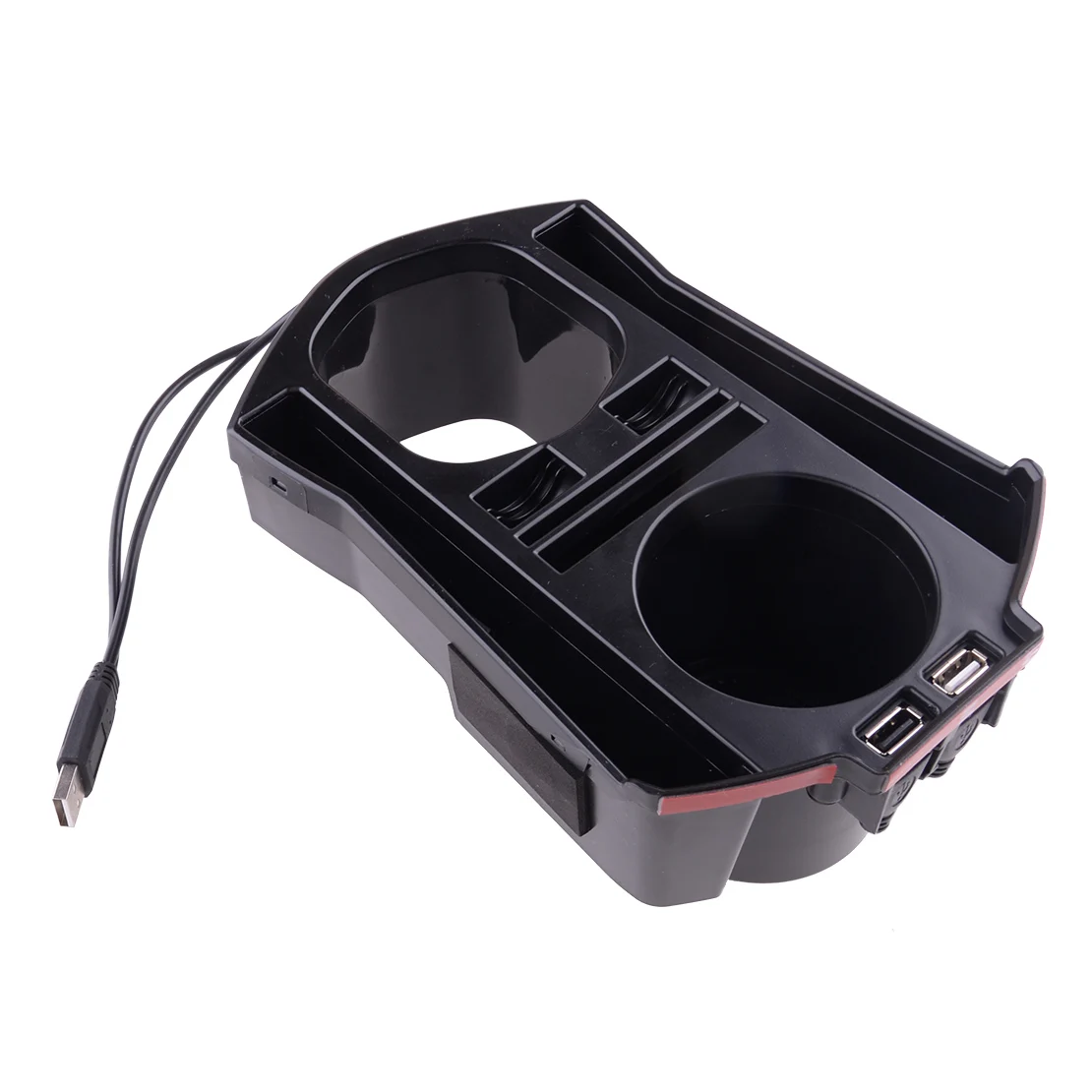 

Новая Черная Автомобильная внутренняя консоль для хранения, отделка с USB, подходит для Honda Civic Sedan 2016 2017 2018 2019 2020, Стайлинг