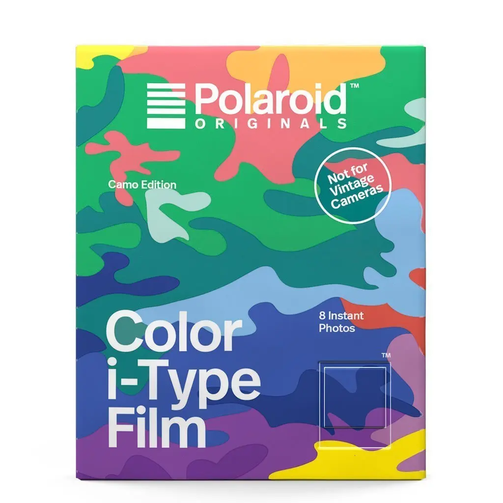 Новая Подлинная пленка Polaroid Originals мгновенного I-type цвета и черный белый для камеры Onestep2VF Instax