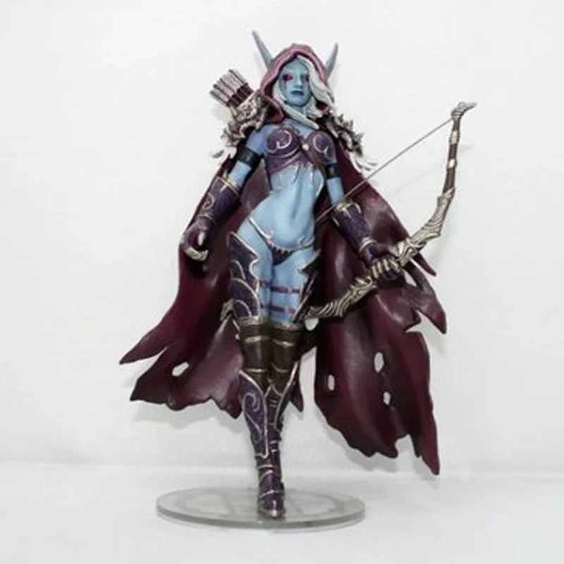 

Game World of Warcraft 14.5cm Wow Sylvanas Windrunner PVC Action Figure sylvanas statue Darkness Ranger Lady Collection Model