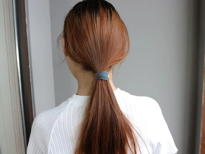 10 шт./лот женские эластичные повязки для волос бесшовные тканевые аксессуары