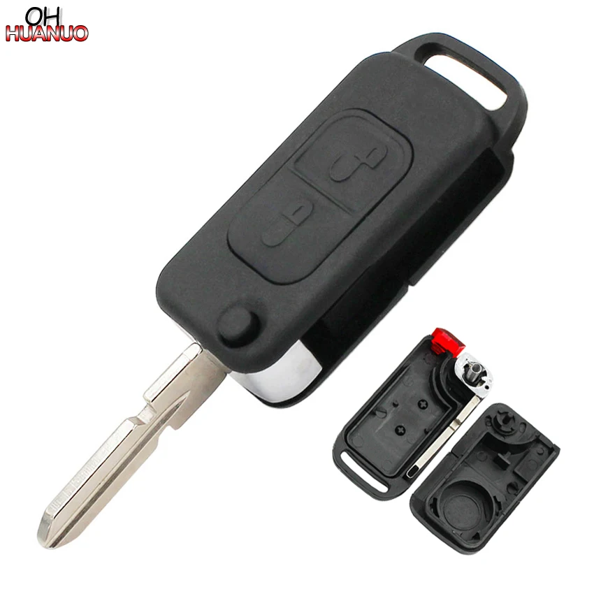 Складной откидной чехол с 2 кнопками и дистанционным управлением для ключей HU39