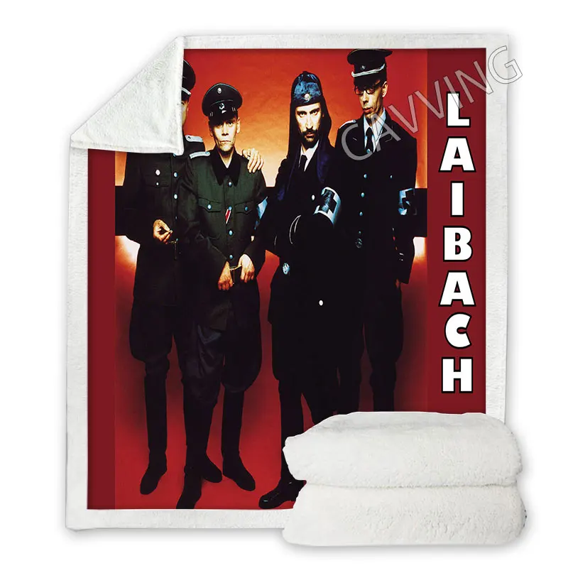 Laibach группа 3D печатных подстежка на искусственном меху Одеяло прямоугольник