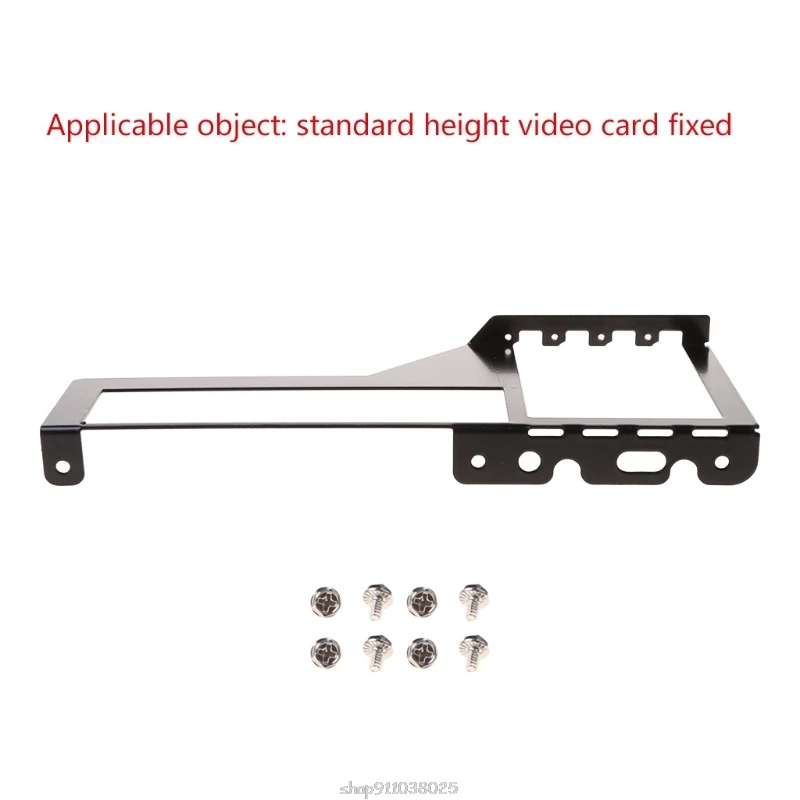 

Metal Graphics VGA Card Bracket Holder Front Side Converter Computer Cooler Cooling Radiator Support Mar18 21 Dropship