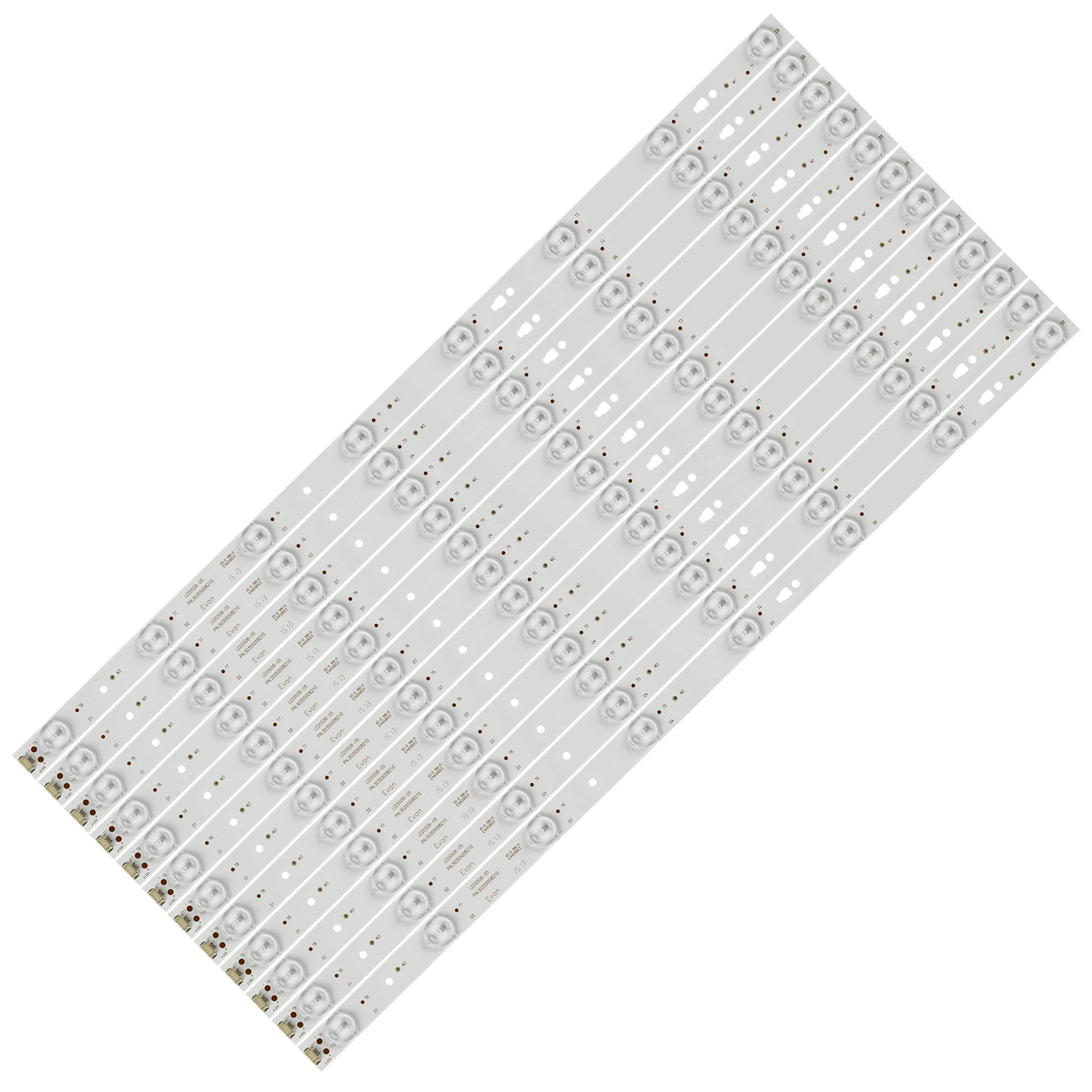 Лента светодиодная 553 мм, 8 светодиодный Дов, 12 шт., для LSC550HN01-K01 MX4245147501359 JVC LT55A73 LED 55D8-ZC14-05(A) B 30355008207