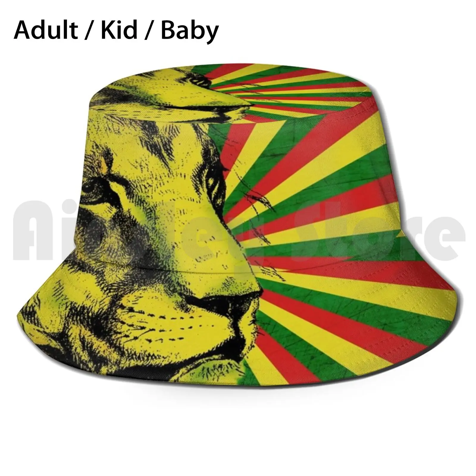 

Шляпа от солнца Rasta Lion/rastafarianred Gold и Green Lion, складная, с УФ-защитой