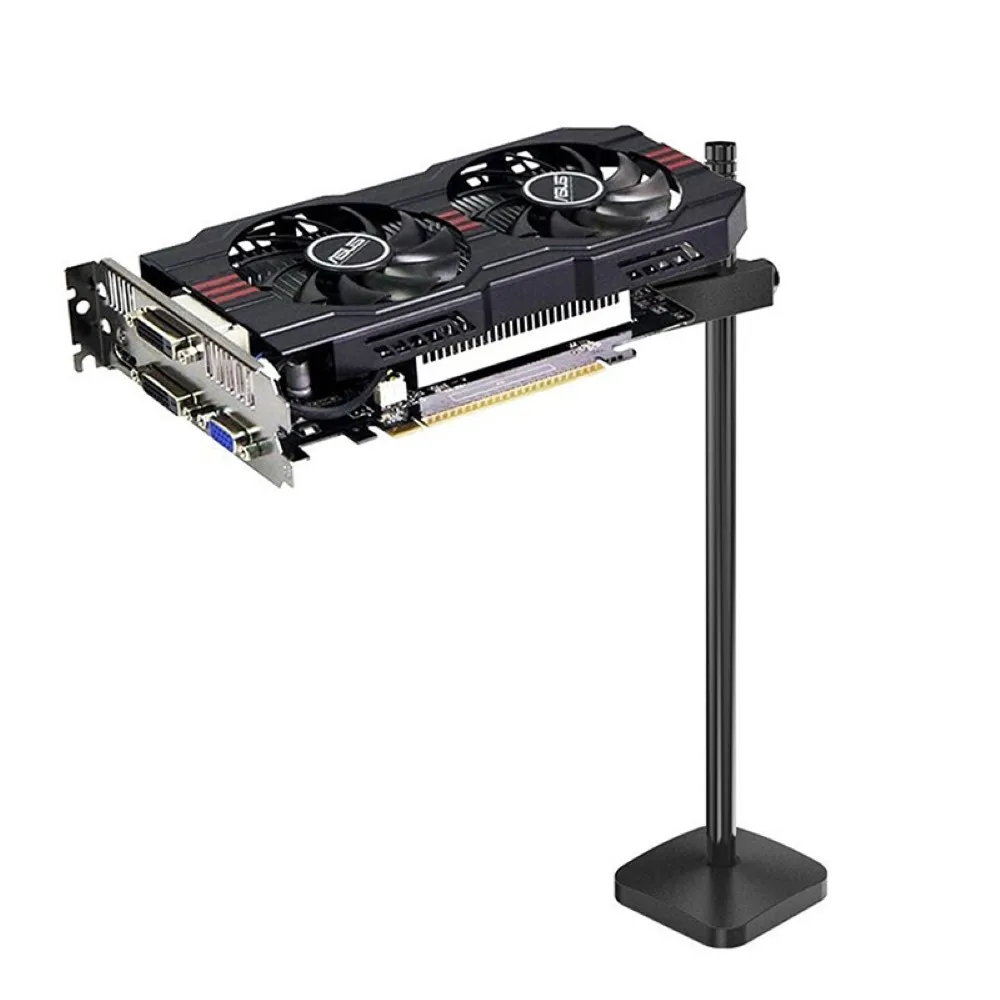 

Graphics Card Holder 195MM Aluminum Alloy Anti Slip Computer Display Card Stand Adjustable Support Bracket For Desktop PC