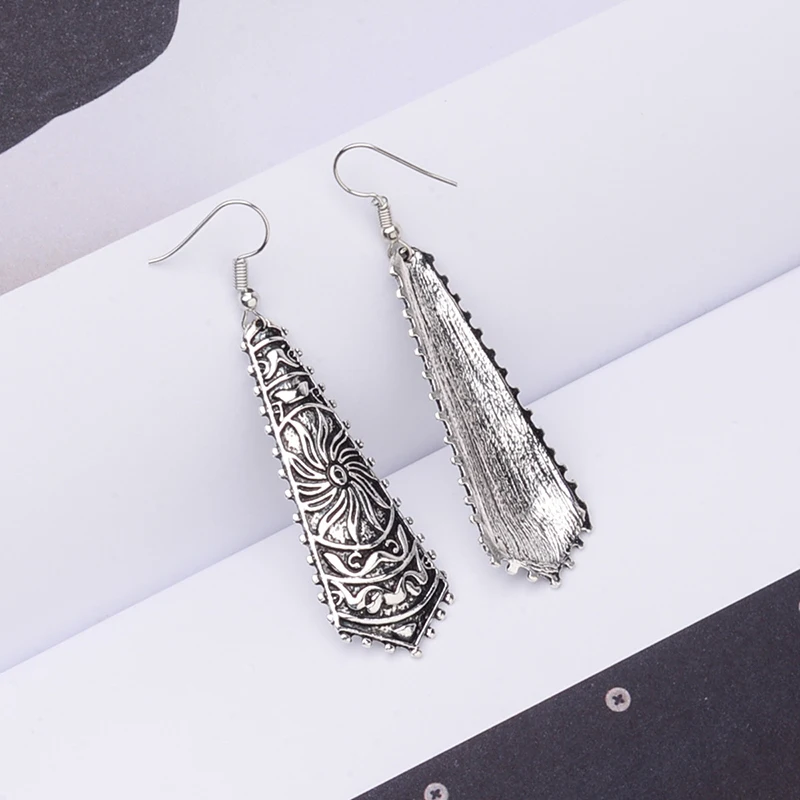 CARTER LISA богемные антикварные серьги с подвеской резные Висячие для женщин Новое