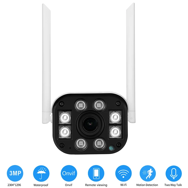 

IP-камера Srihome SH031, 3 Мп, Wi-Fi, ночное видение