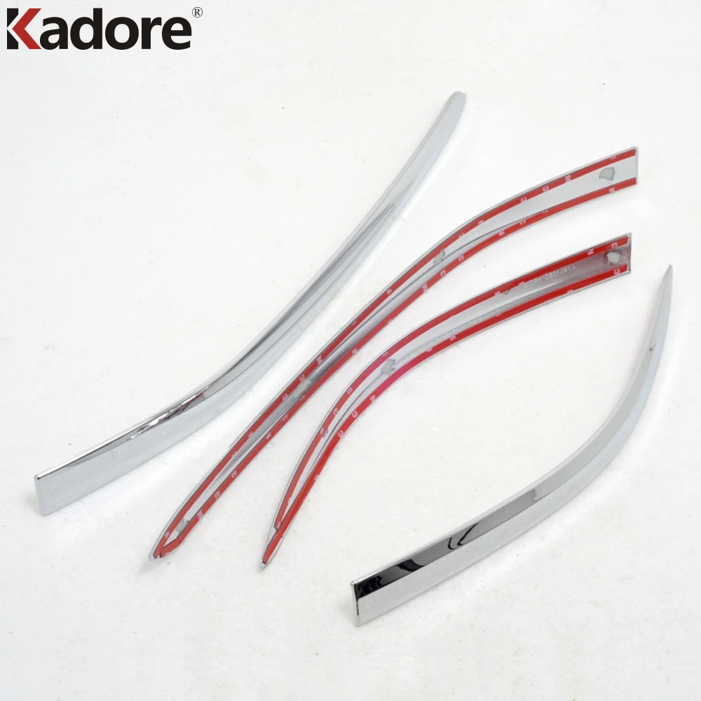 Хромированная накладка на передний и задний бампер автомобиля для Chevrolet Trax 2014 2016