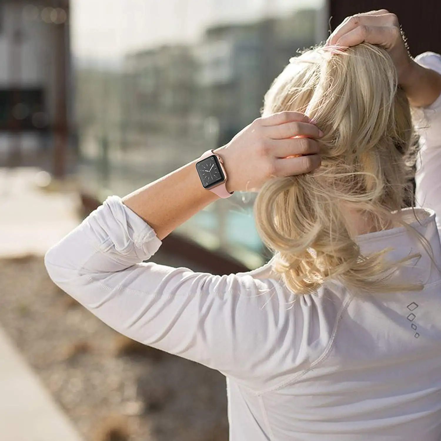 Ремешок для apple watch, ремешок для apple watch 5, 4, 3, 2, iWatch, ремешок 42 мм, correa, 38 мм, 44 мм, 40 мм, силиконовый браслет pulseira, ремешок для часов