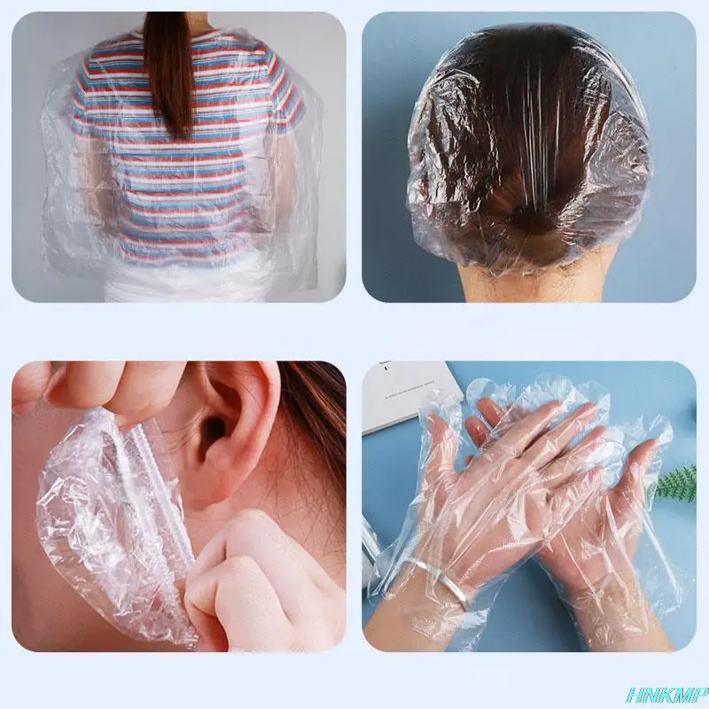 

10set Waterproof Disposable Ear Cover Bath Shower Salon Ear Protector Cover Caps One-off Waterproof Earmuffs Hair Dyeing Tool