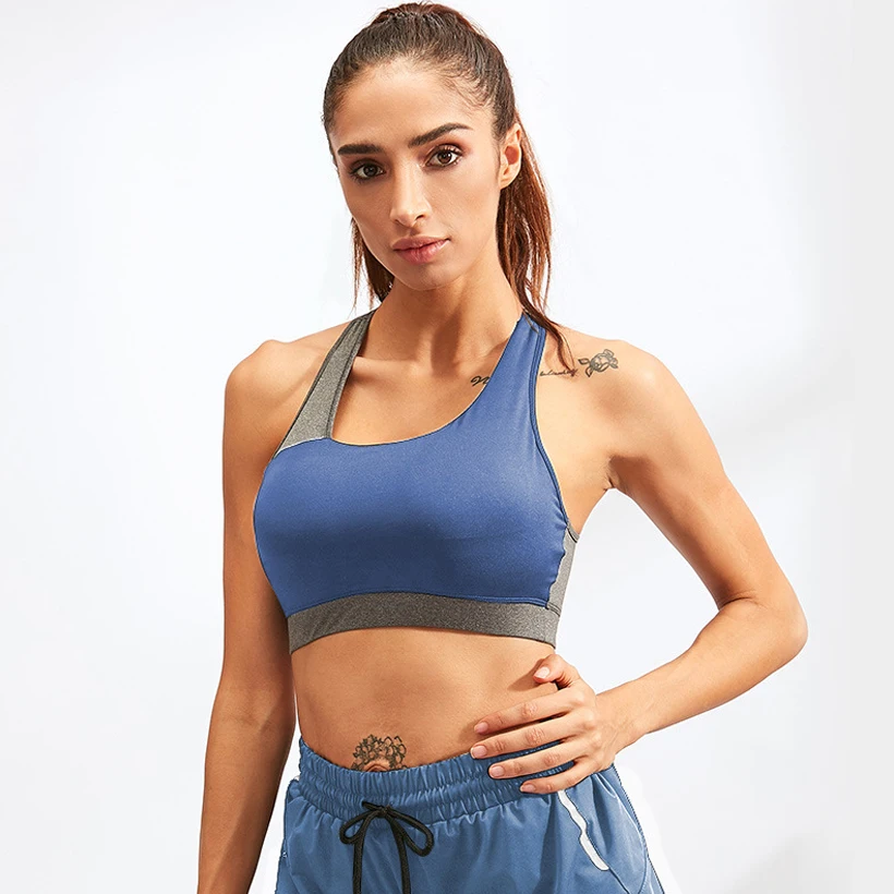 Женский топ для йоги сексуальный бюстгальтер с перекрещивающимися бретелями