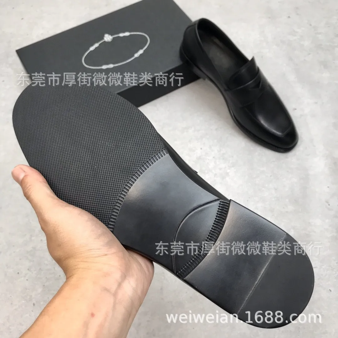 

P family leather men's shoes, men's loafers Men's summer shoes high-quality British style cowhide flat men's shoes men shoes