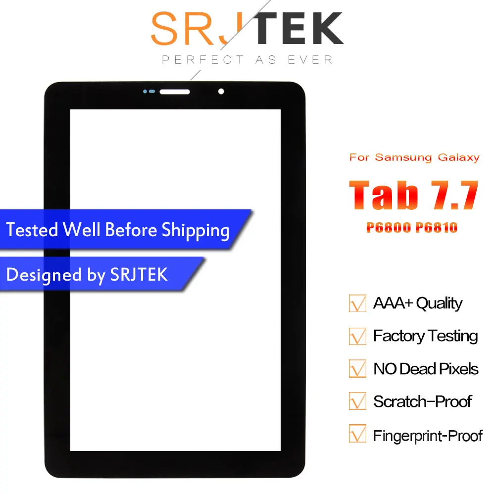 

Glass Panel For Samsung Galaxy Tab 7.7 P6800 P6810 i815 Front Glass Not Touch Screen Digitizer Replacement P6800