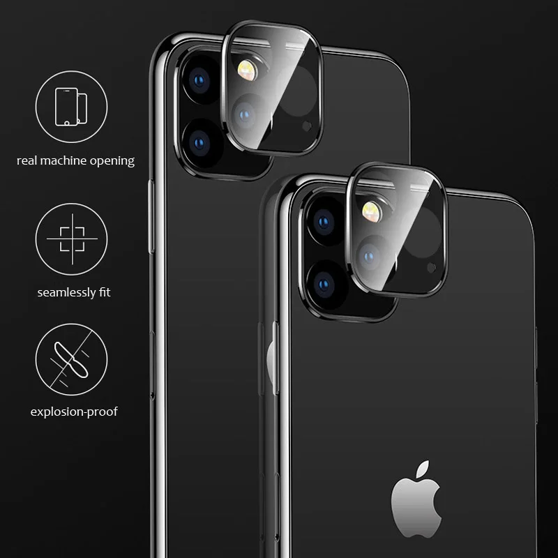 3D полная задняя крышка для объектива камеры Защита экрана iPhone 11 Pro Max закаленное