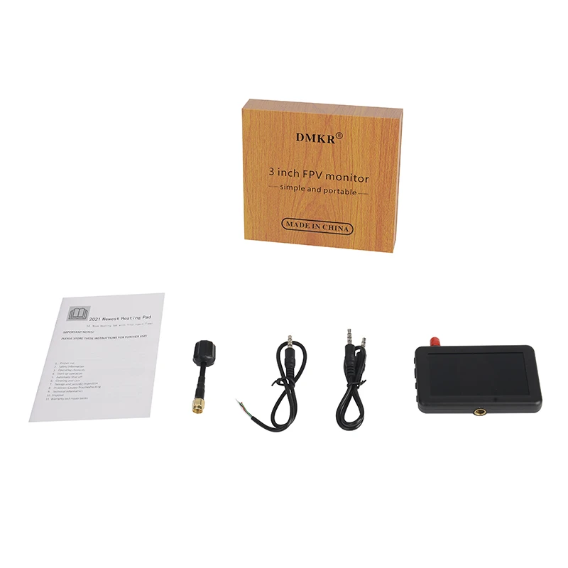 DMKR LS-5804 3-дюймовый FPV мини ЖК-монитор с DVR встроенной батареей для DJI goggles RC Drone DIY Toys |