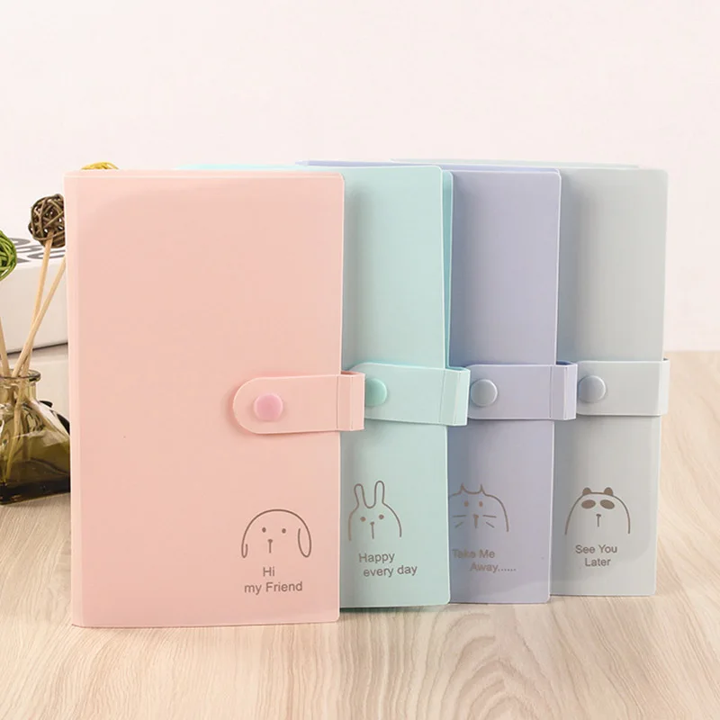 120/240 Pocket Name Card Book Home Picture Case Storage Photo Album Card Photocard Name Card ID Holder Home Accessories Dropship images - 6