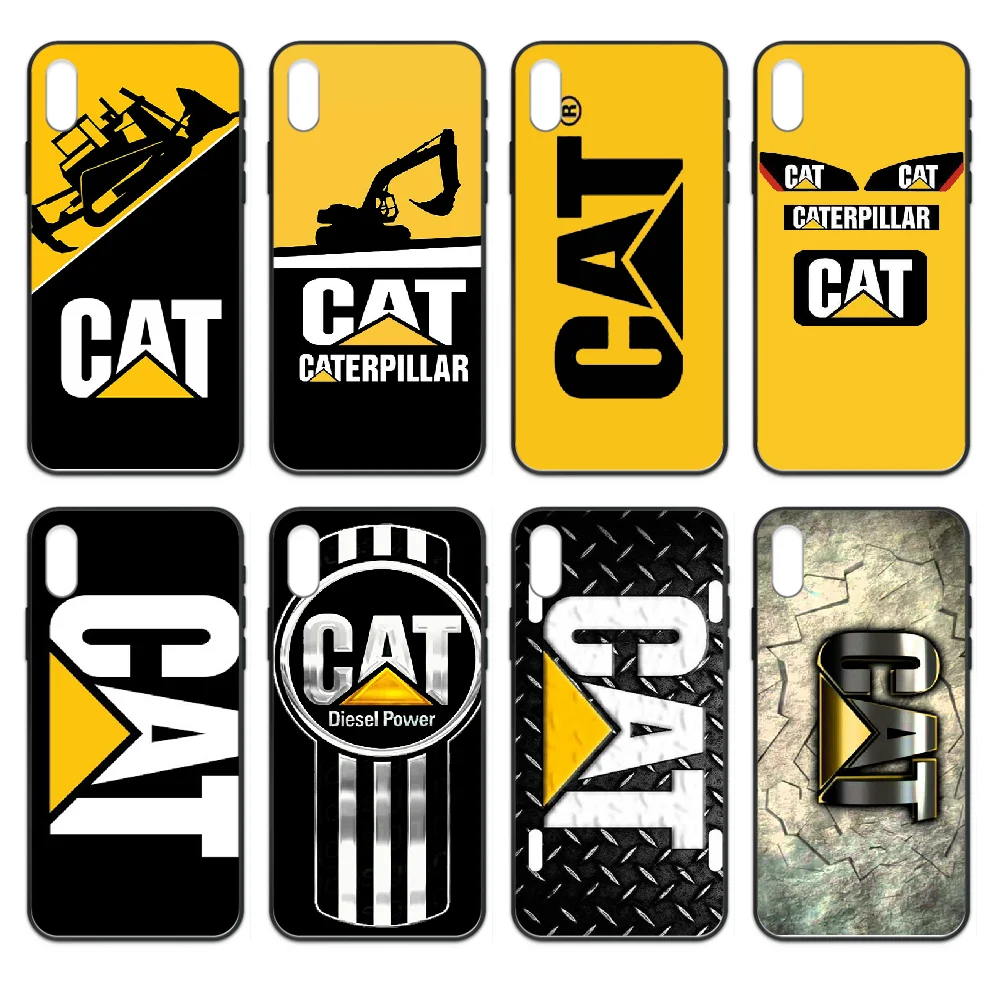 Чехол для мобильного телефона с логотипом Caterpillar cat корпус iphone 4 4s 5 5S SE 5C 6 6S 7 8 plus X XS