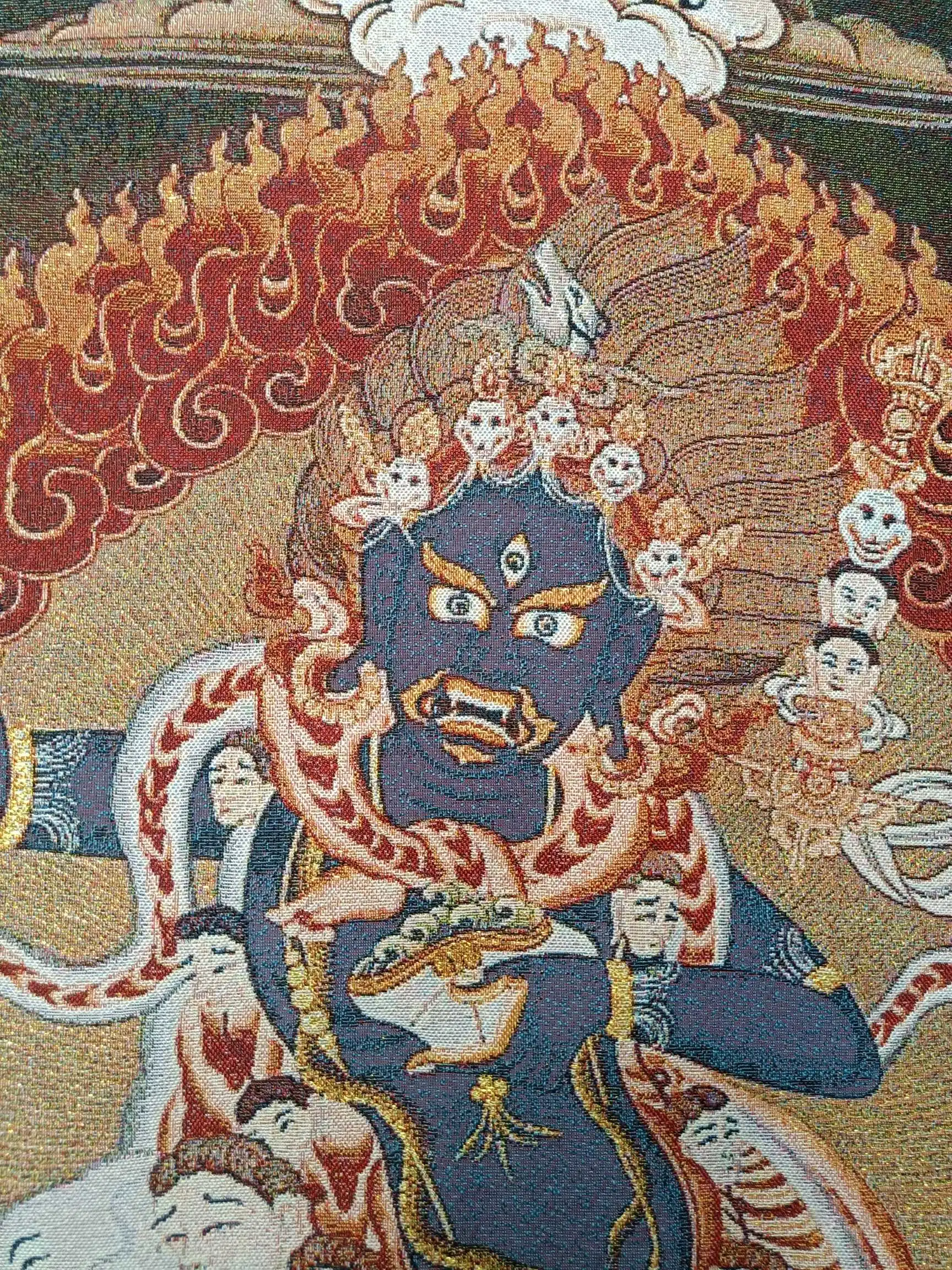 36&quot Tibet Tibetan Embroidered Cloth Silk Buddhism Vajrayogini Tangka Thangka Mural Buddha Home Decor | Дом и сад
