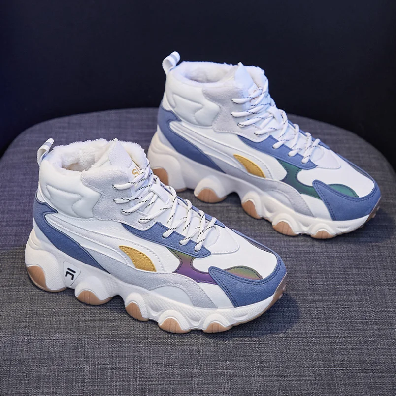 

Casual Shoes Women's Winter Vulcanize Shoes For Women Keep Warm Comfortable Outdoor Sneaker Zapatillas Mujer Leisure Shoe