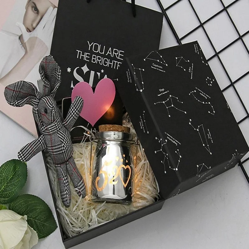 Декоративные ночные светильники светодиодная бутылочка для желаний светящиеся