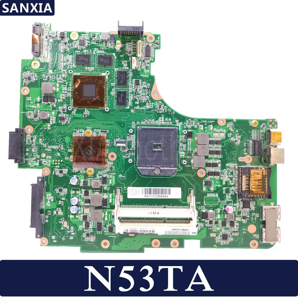 Материнская плата KEFU N53TA для ноутбука ASUS N53TK N53T оригинальная материнская