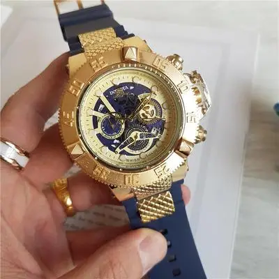 

Classic new men's automatic watch luminous ceramic blue ring sapphire AAA + men's Watch -9961