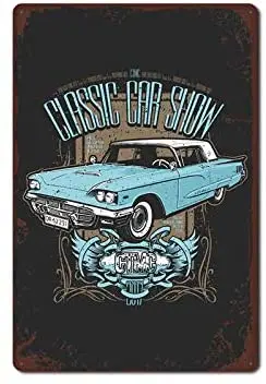 

Vintage Car Automobile Race Bar Cafe Home Oil Station Garage Kitchen Farm Countryside Vintage Retro Tin Signs