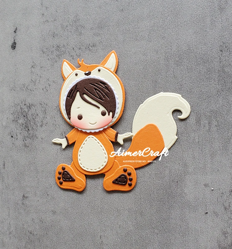 Лисички детские животные металлические режущие штампы форма нож трафарет для