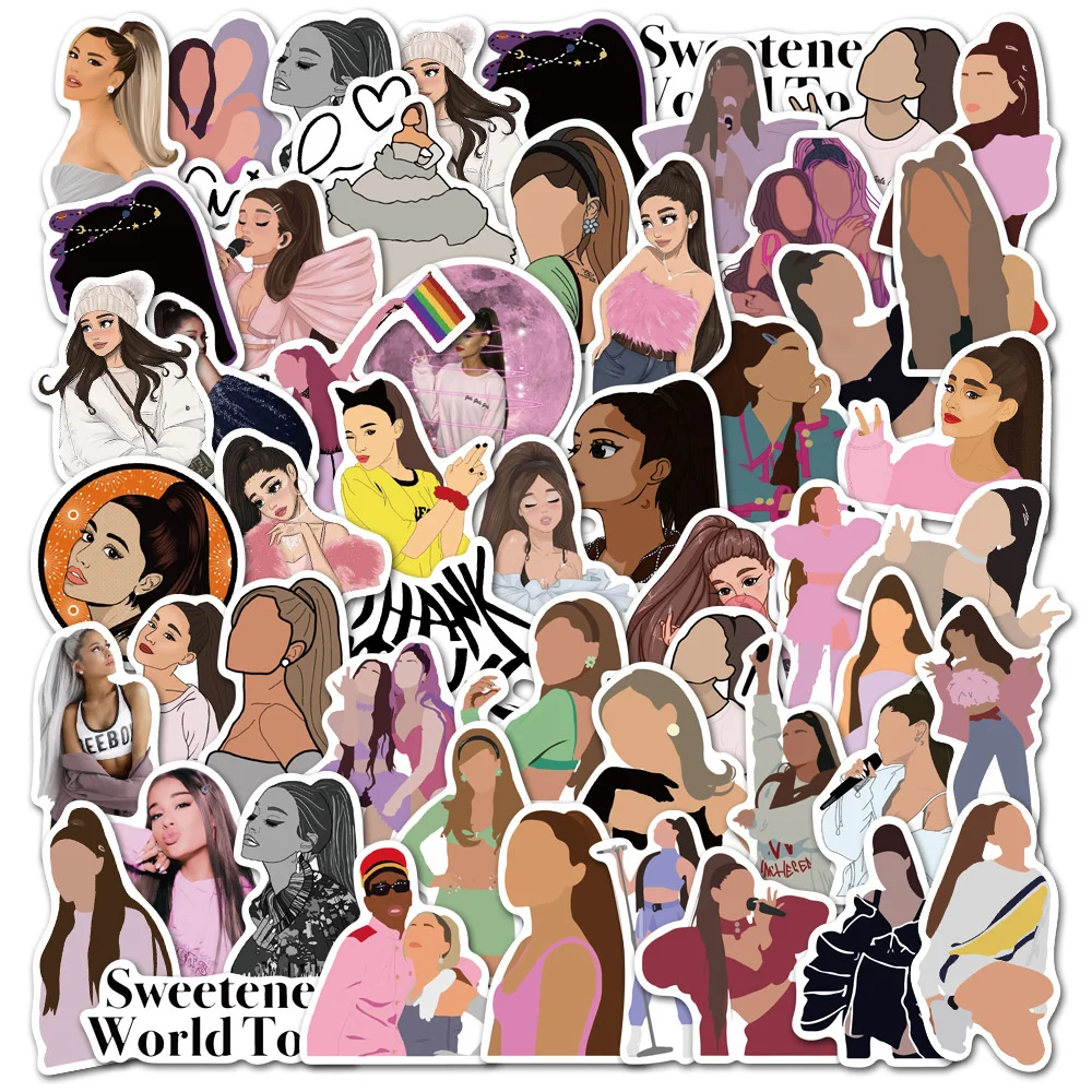 

10/30/50PCS American Singer Beauty Graffiti Stickers Suitcase Guitar Notebook Art Waterproof Stickers Wholesale