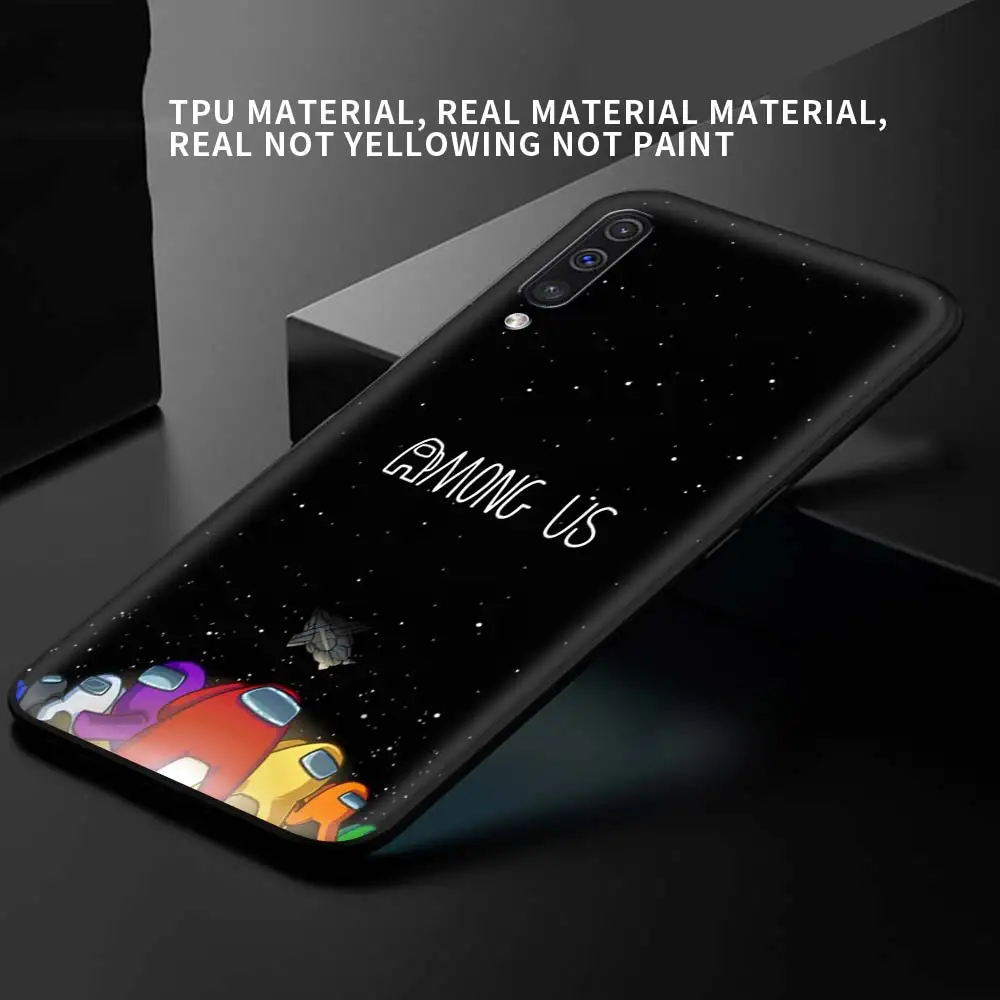 

Case for Samsung Galaxy A21S A51 A71 A50 A70 A10 A10S A20E A40 A20 A30 Phone Soft Shockproof Coque Among Us Game