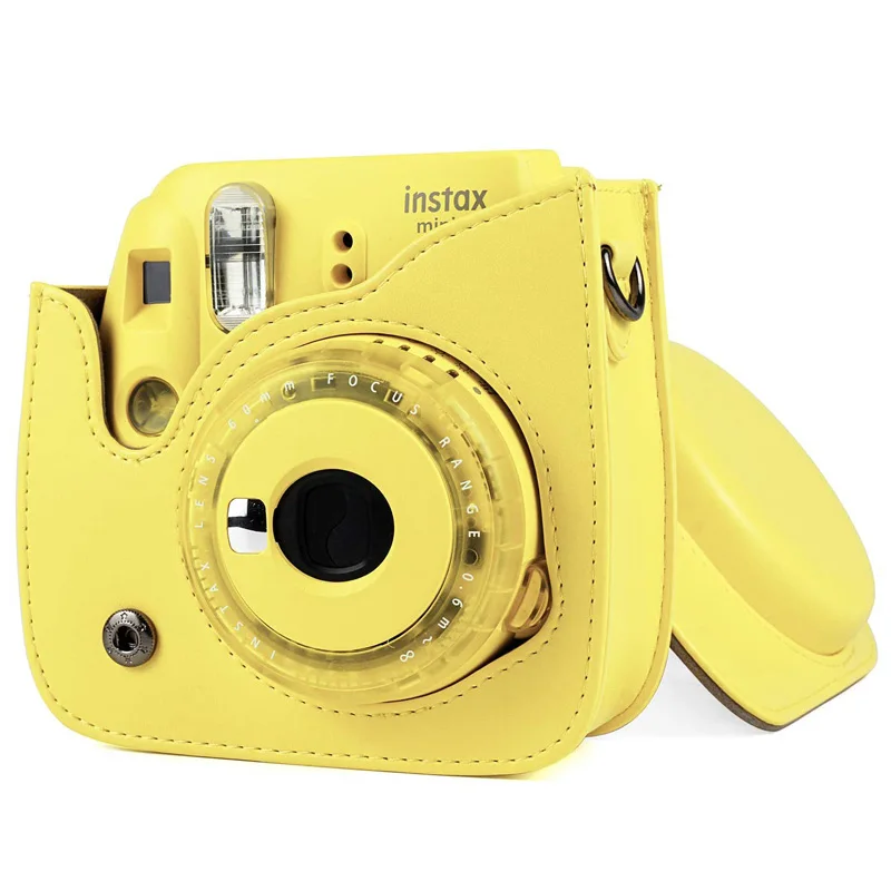 Качественный чехол из искусственной кожи для камеры Fujifilm Instax Mini 9 Mini 8, 5 цветов, защитная сумка с плечевым ремнем