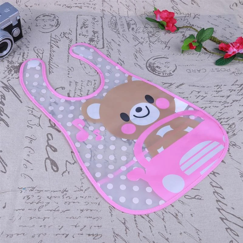 

Infant Feeding Bibs Cute Cartoon Translucent Bib EVA Waterproof Saliva Towel 2020 Hight Quality Baby Supplies Hot Selling