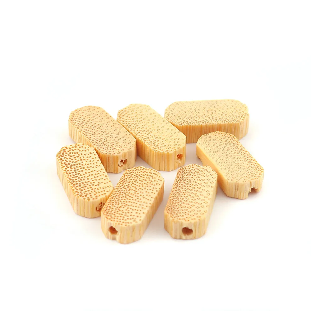 DoreenBeads деревянные бусины прямоугольные натуральные 20 мм x 10 (6/8 &quotx 3/8&quot)-20 9 3/8&quot)