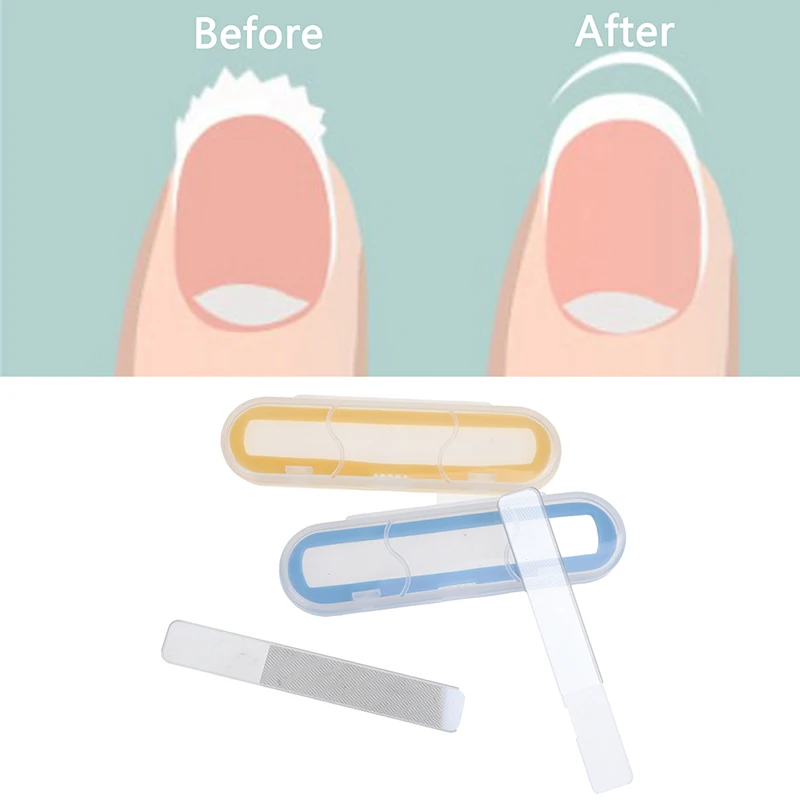 

Professional Durable Nano Glass Nail File Buffer With Storage Case Nail File Maincure Buffer No Hurt Nail Accessories Nail Files