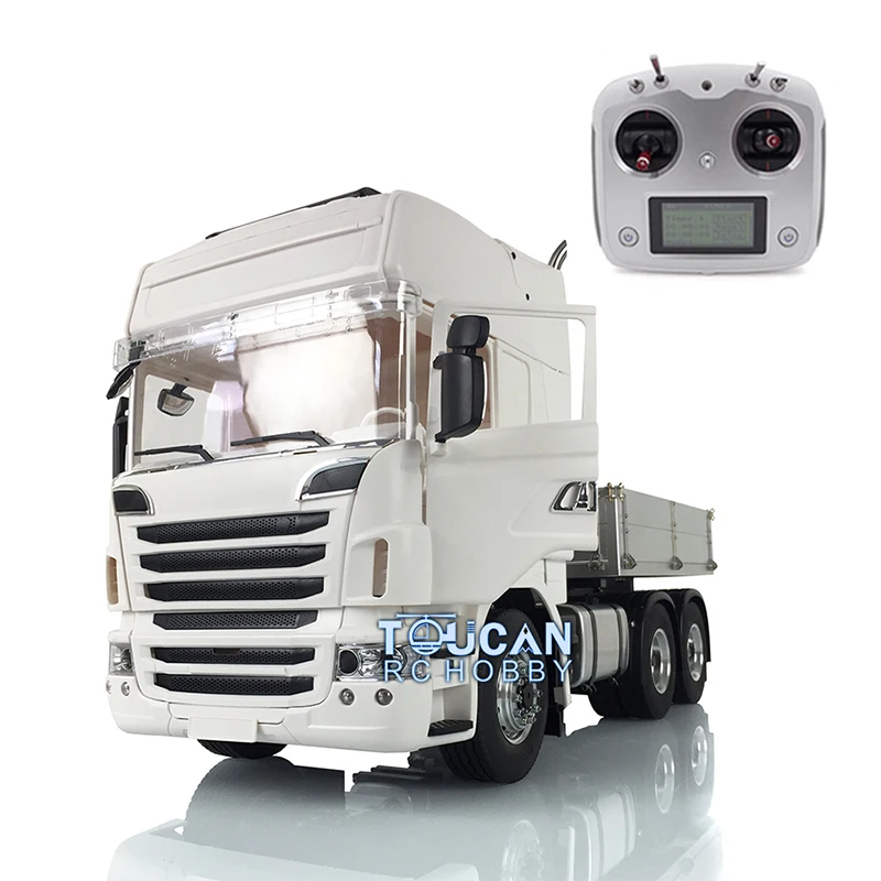 

1/14 RC LESU Metal Sca 6*6 Chassis Tractor Trcuk Hercul R730 Cabin W/ Radio THZH0667