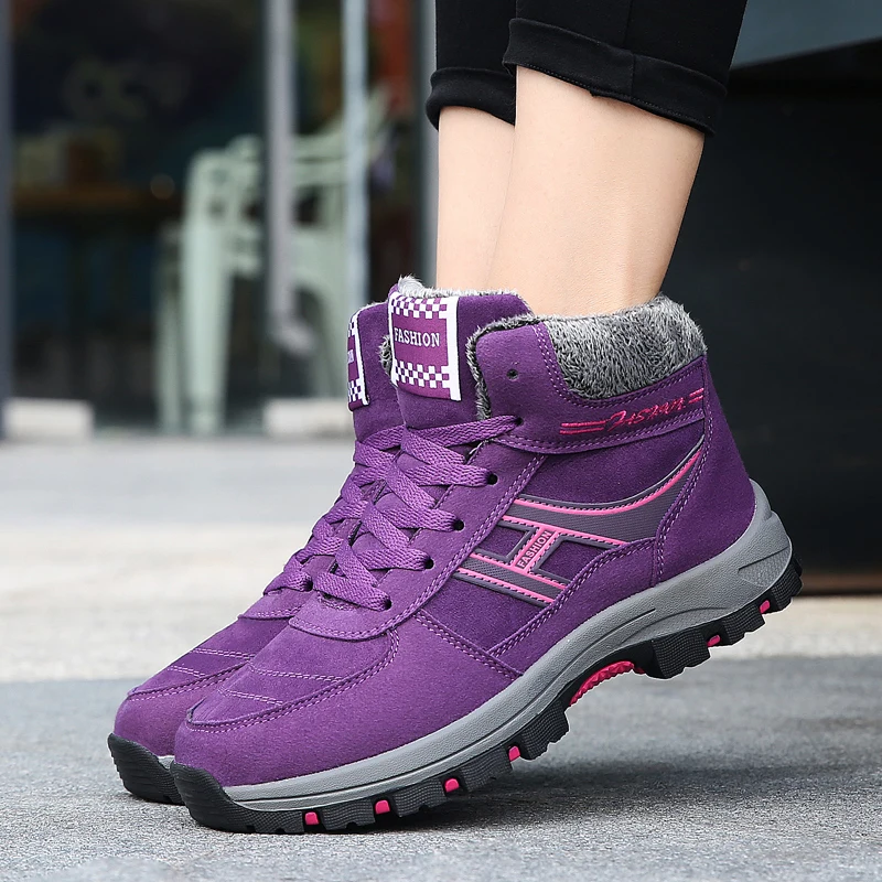 

Women's Shoes In The Coming Year Mother Winter Cotton Women Sneakers Thick High Shoes Woman Old Chaussures Femme Zapatos Mujer