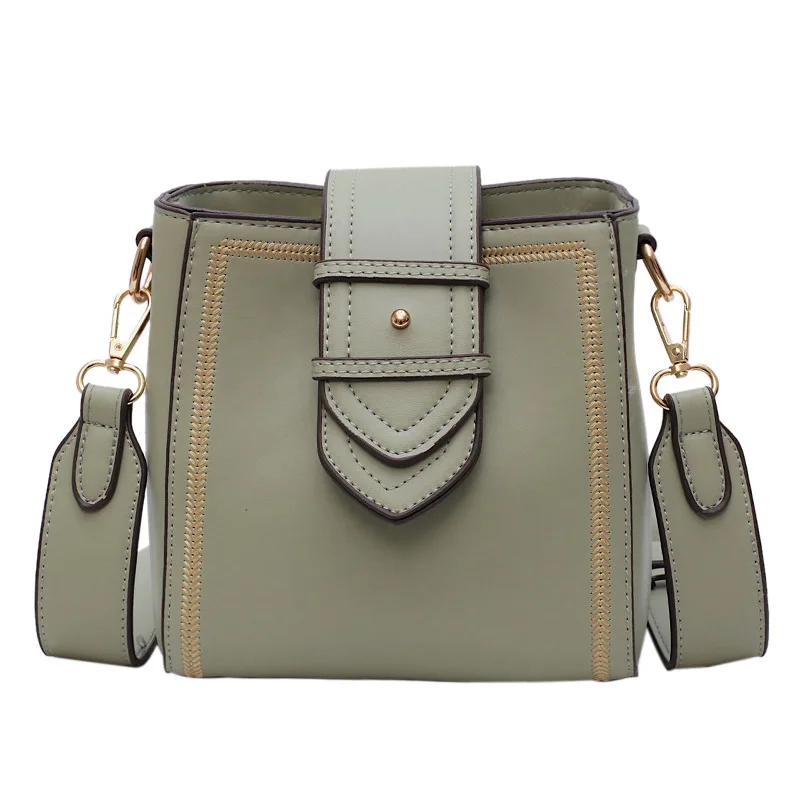 

ins summer small on the new tide Korean version of ins Joker shoulder messenger bag fashion bucket bag