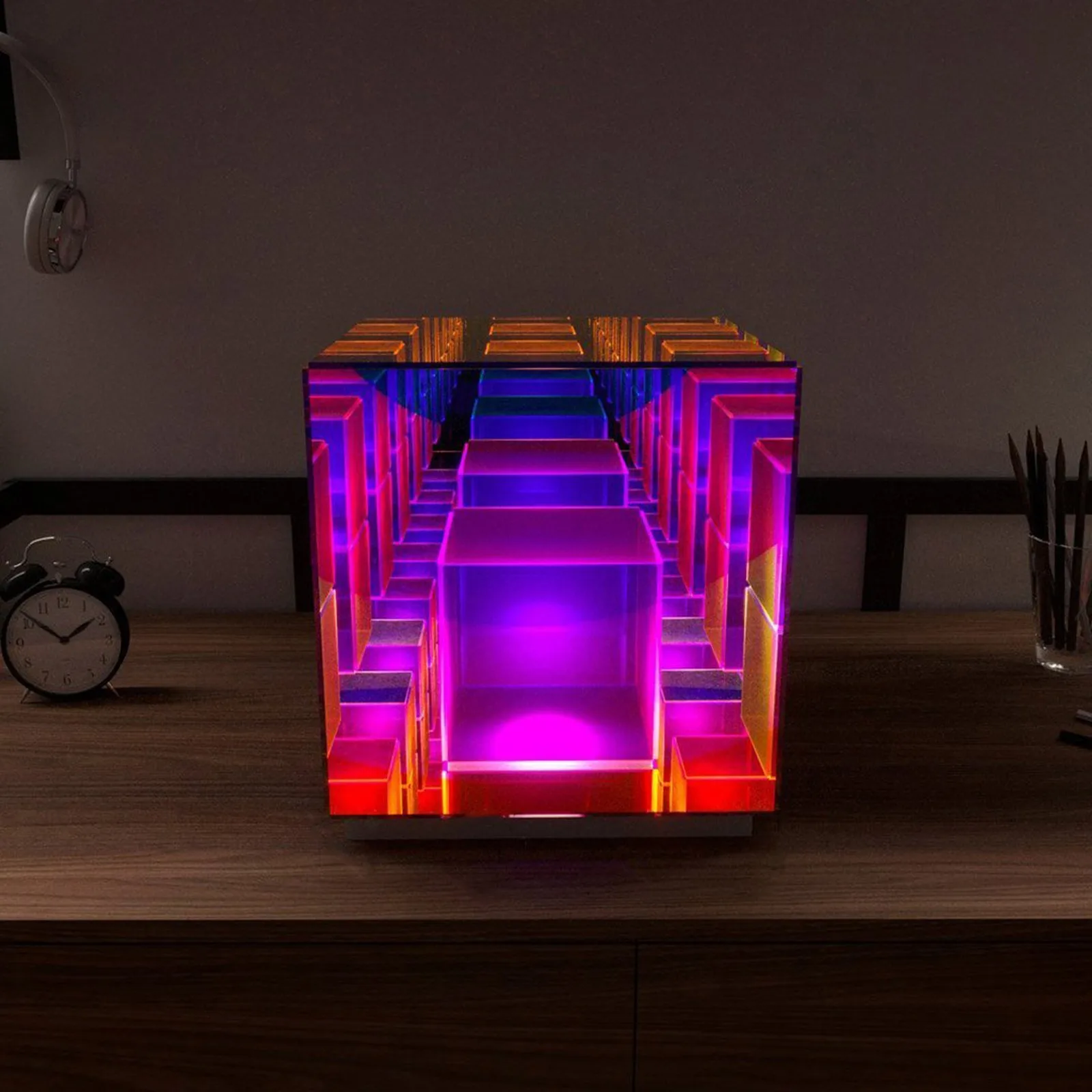 Светодиодсветодиодный настольная лампа в скандинавском стиле USB-ночник виде