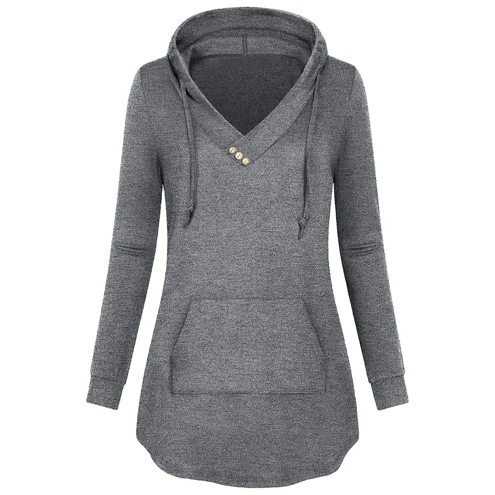 Женская толстовка kpop зимние пальто на пуговицах с круглым вырезом 2019 пуловер