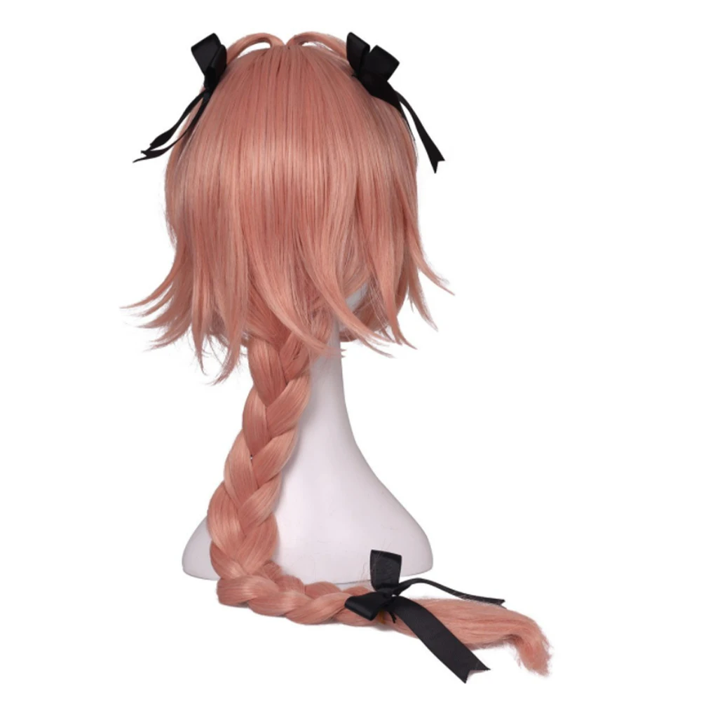 Парик новое поступление парик для косплея из игры Fate Apocryph Astolfo Длинные розовые