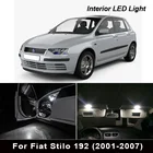 14 шт., автомобильная светодиодная лампа без ошибок Canbus, купольная лампа для салона автомобиля, комплект фонарей для карт Fiat Stilo 192, аксессуары (2001-2007)