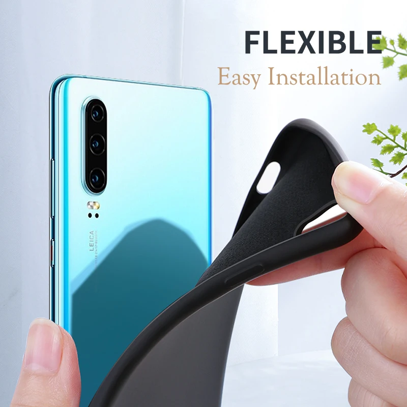Жидкий силиконовый чехол для huawei P30 Lite, чехол, накладка из микрофибры, чехол для huawei P20 Lite P30 Pro mate 20 Lite Honor 20 10i