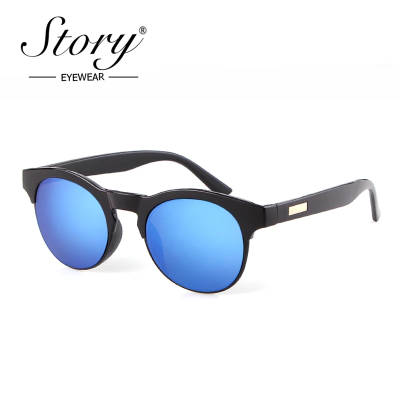 Солнечные очки половинчатой овальной формы UV400 для мужчин и женщин брендовые