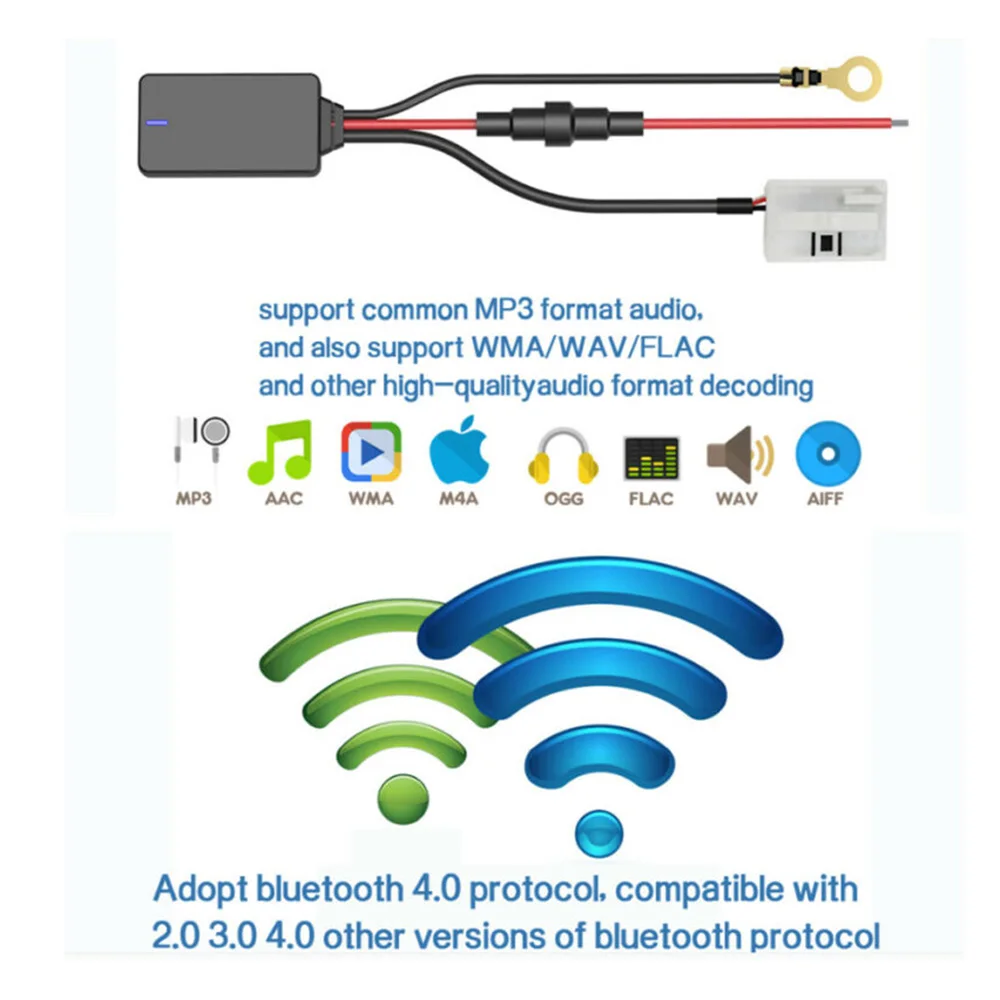 Для Mercedes W169 W245 W203 W209 W164 Bluetooth адаптер замена радио AUX|Панели| |