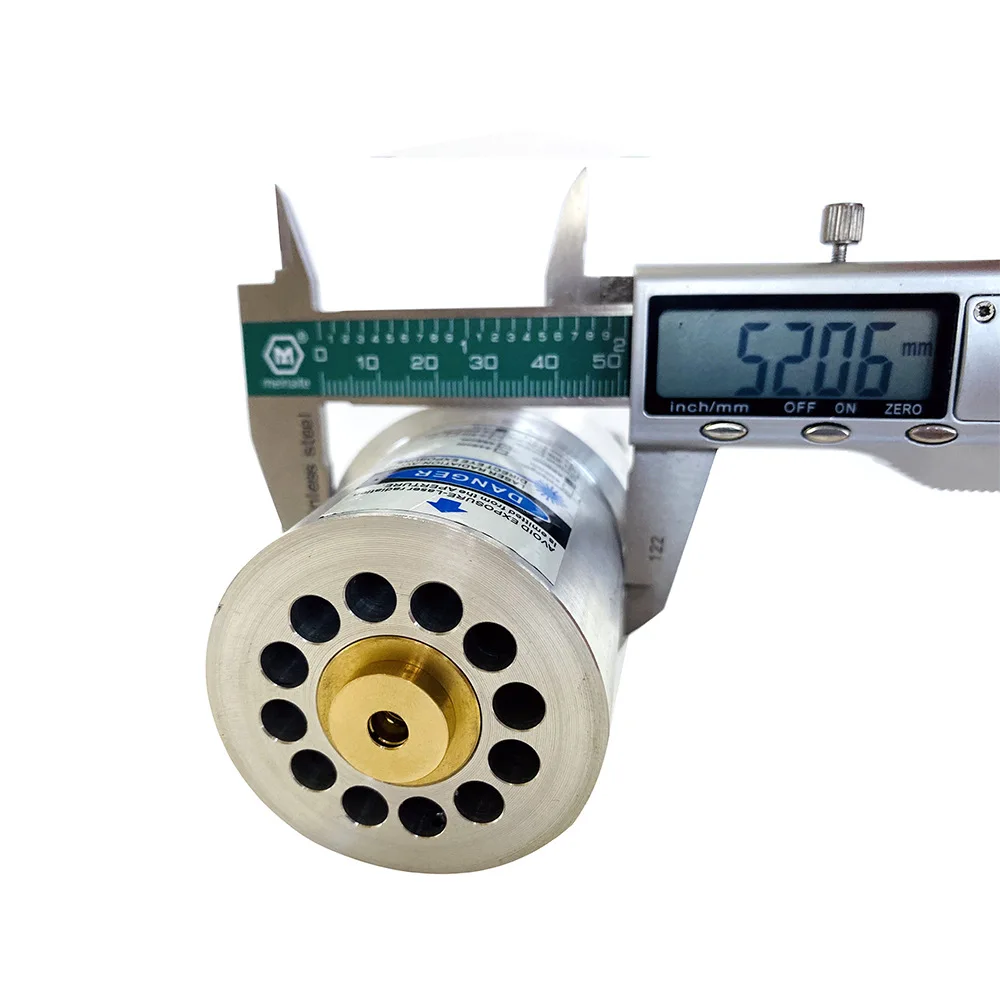 Новый цилиндрический лазерный модуль 15 Вт с фиксированным фокусом 52 мм может