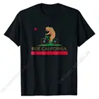 Рубашка Ride California-BMX, MTB, дорога, велосипедная футболка, футболки с принтом, Новое поступление, мужские топы, футболка с принтом на хлопке