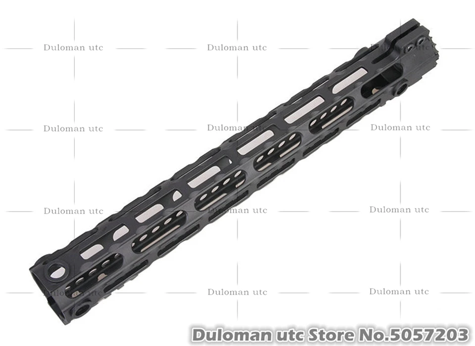 Duloman utc MI M-LOK ультра легкий свободный поплавок Handguard Тактический CNC 12,5 дюймов поручень для страйкбола AEG/GBB винтовки